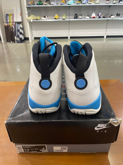 Preowned Air Jordan 9 Powder Blue