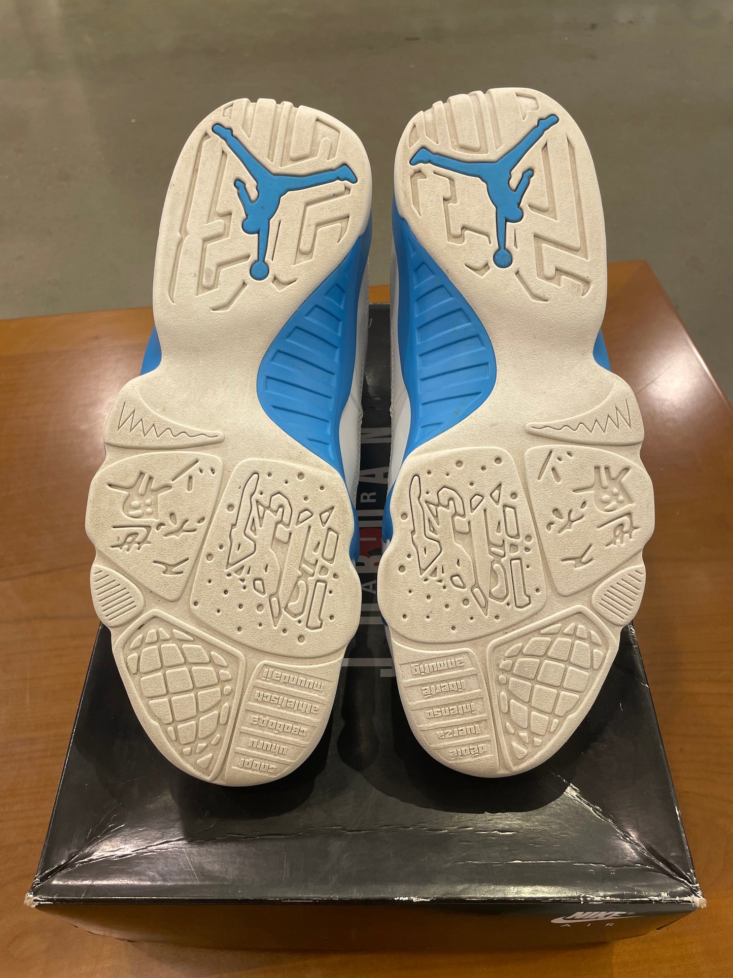 Preowned Air Jordan 9 Powder Blue