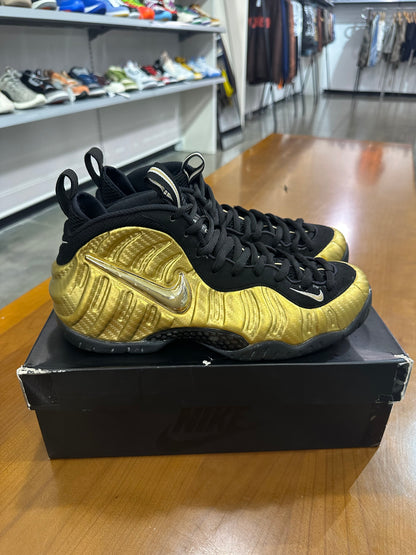 Preowned Nike Foamposite Pro Metallic Gold