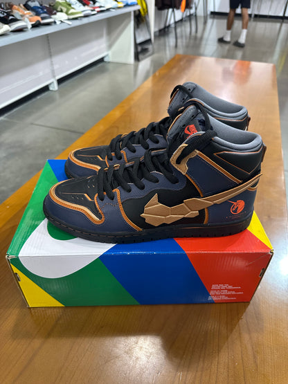 Preowned Nike SB Dunk High Gundam Black