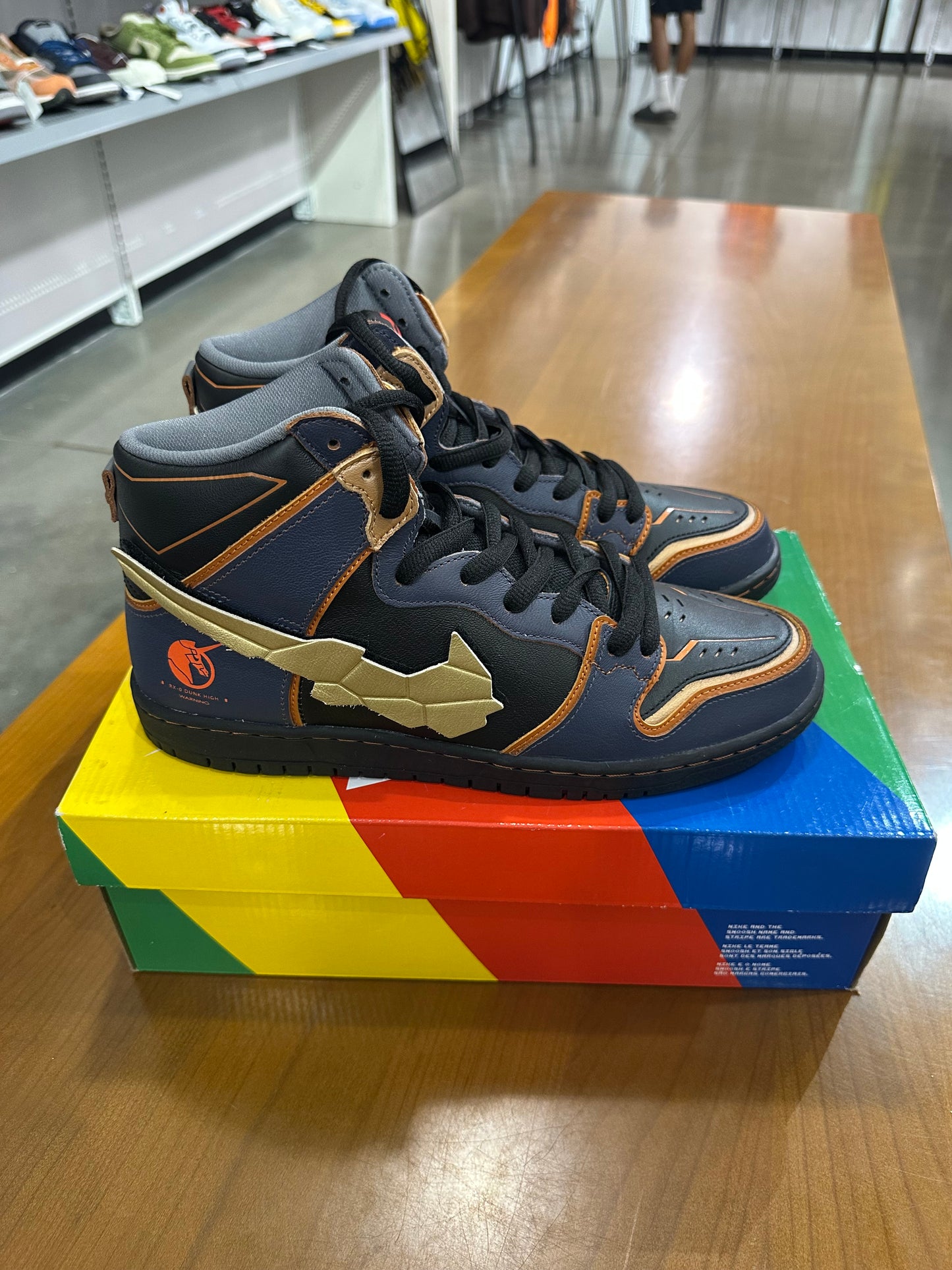 Preowned Nike SB Dunk High Gundam Black