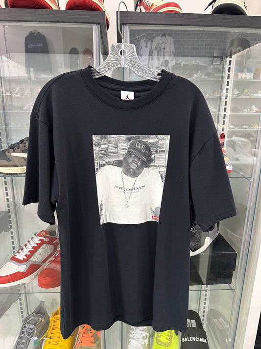 Supreme Air Jordan Biggie Tee Black