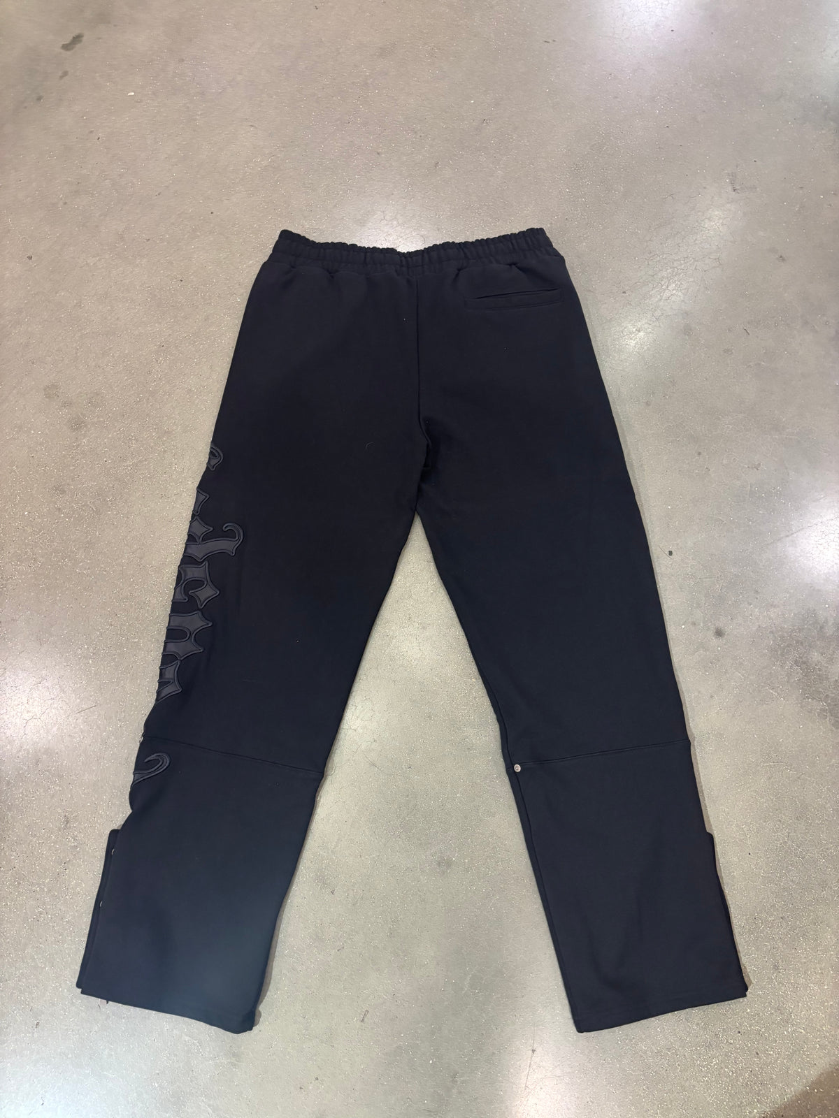 Godspeed OG Logo Sweatsuit V2 Black Satin Pants
