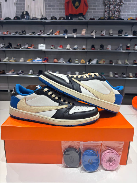 Preowned Travis Scott Air Jordan 1 Low Fragment