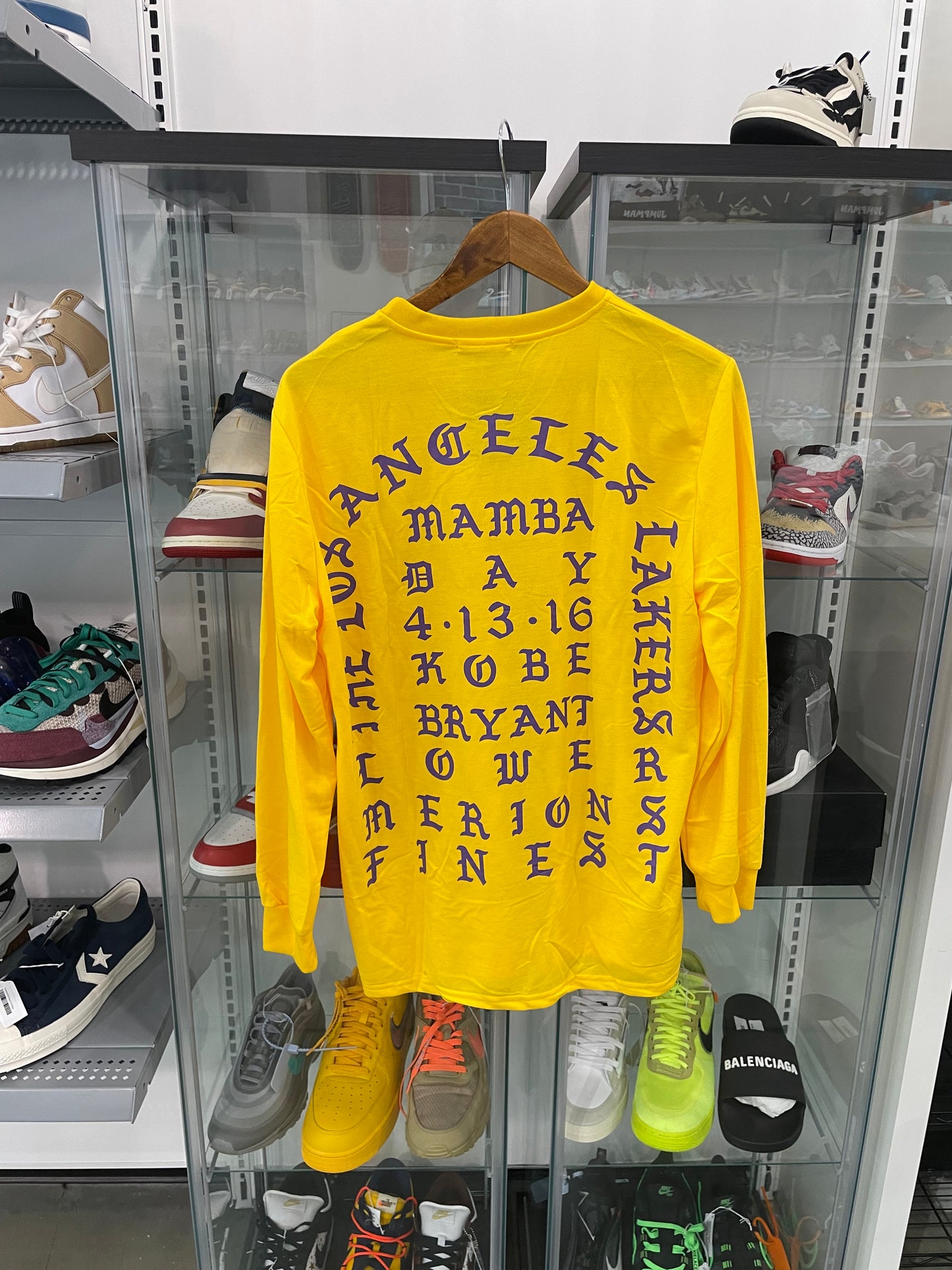 Kanye Kobe Long sleeve Yellow
