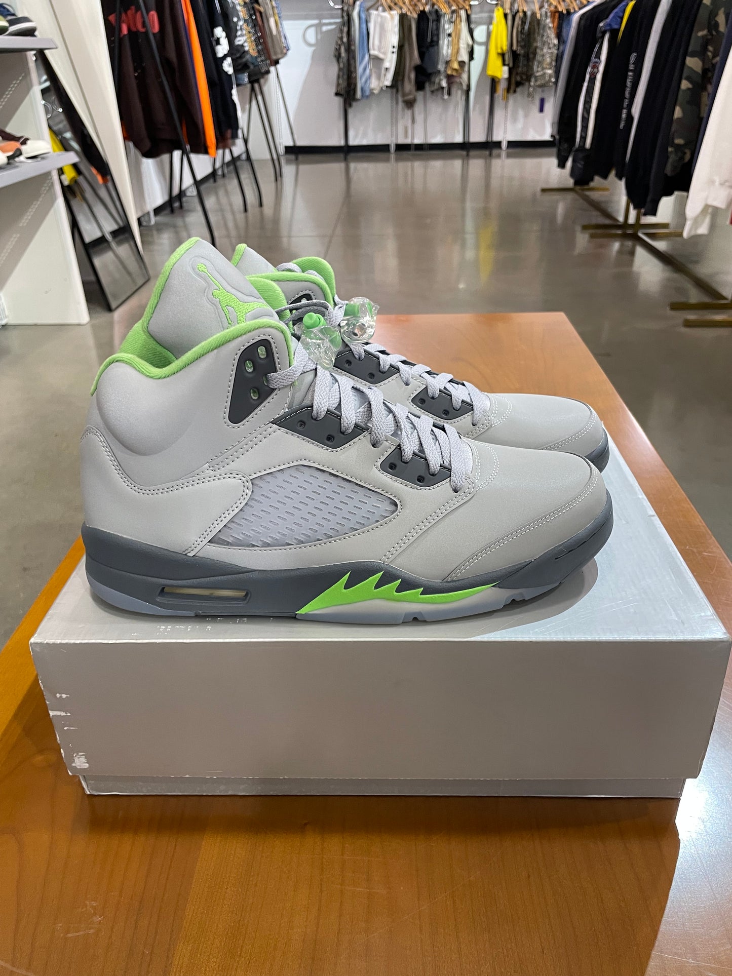 Air Jordan 5 Green Bean