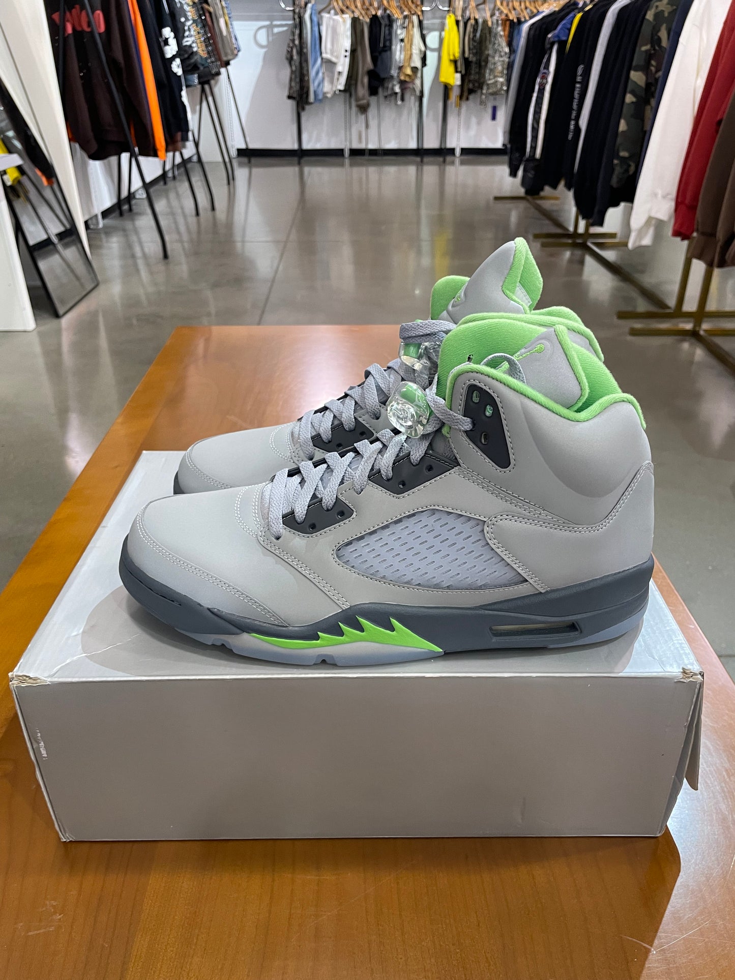 Air Jordan 5 Green Bean