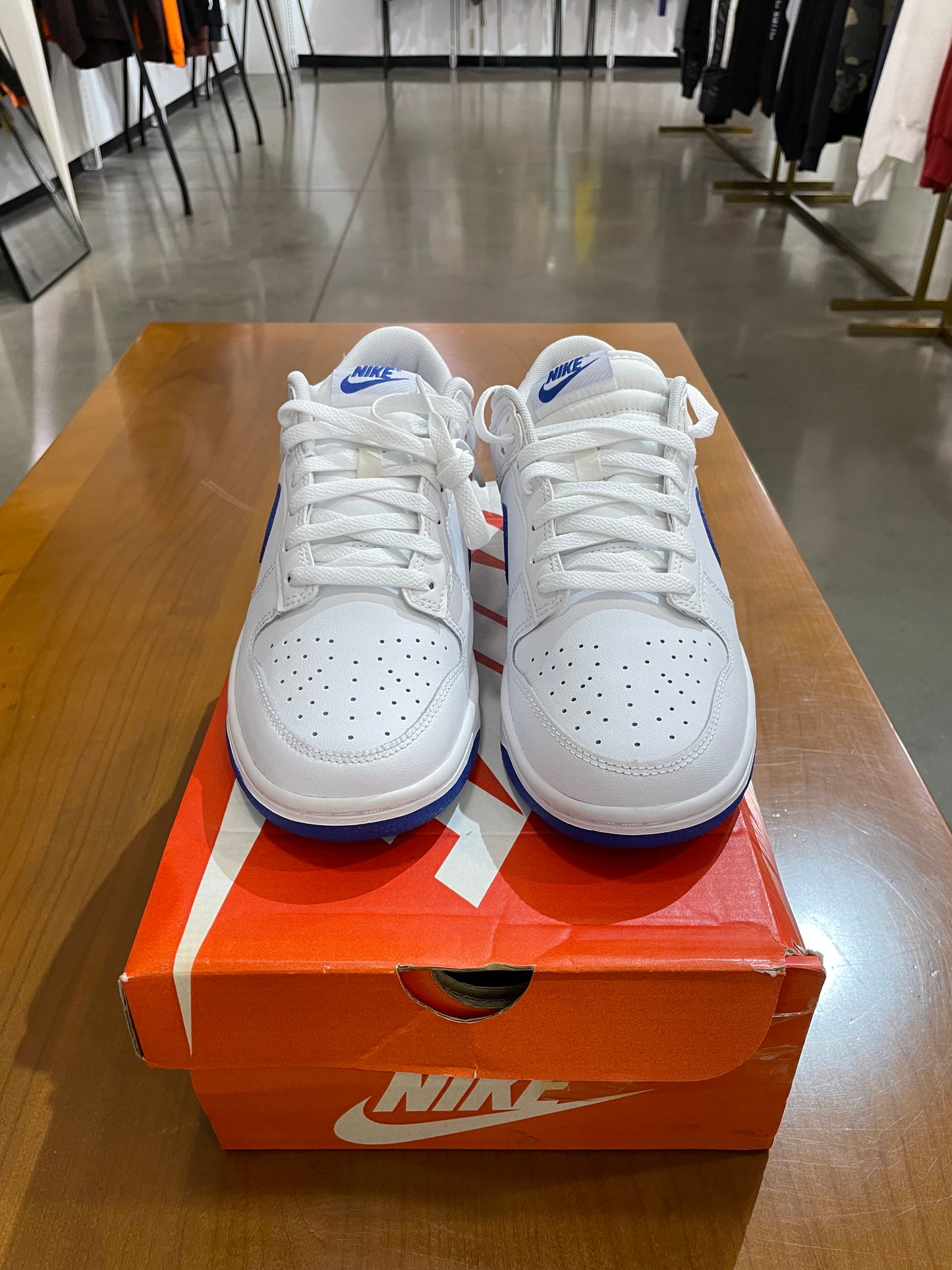 Nike Dunk Low White Hyper Royal
