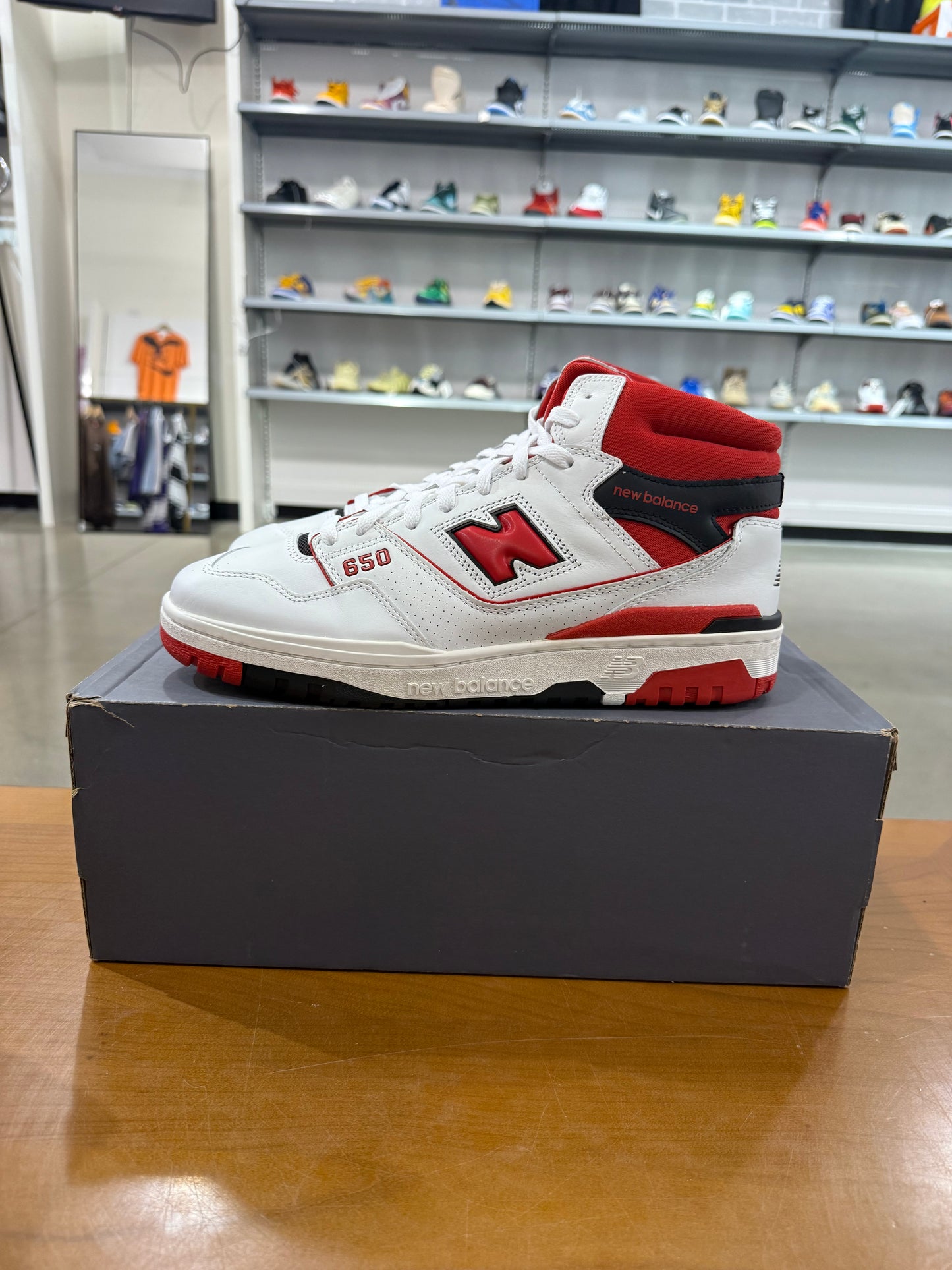 New Balance 650R White Red