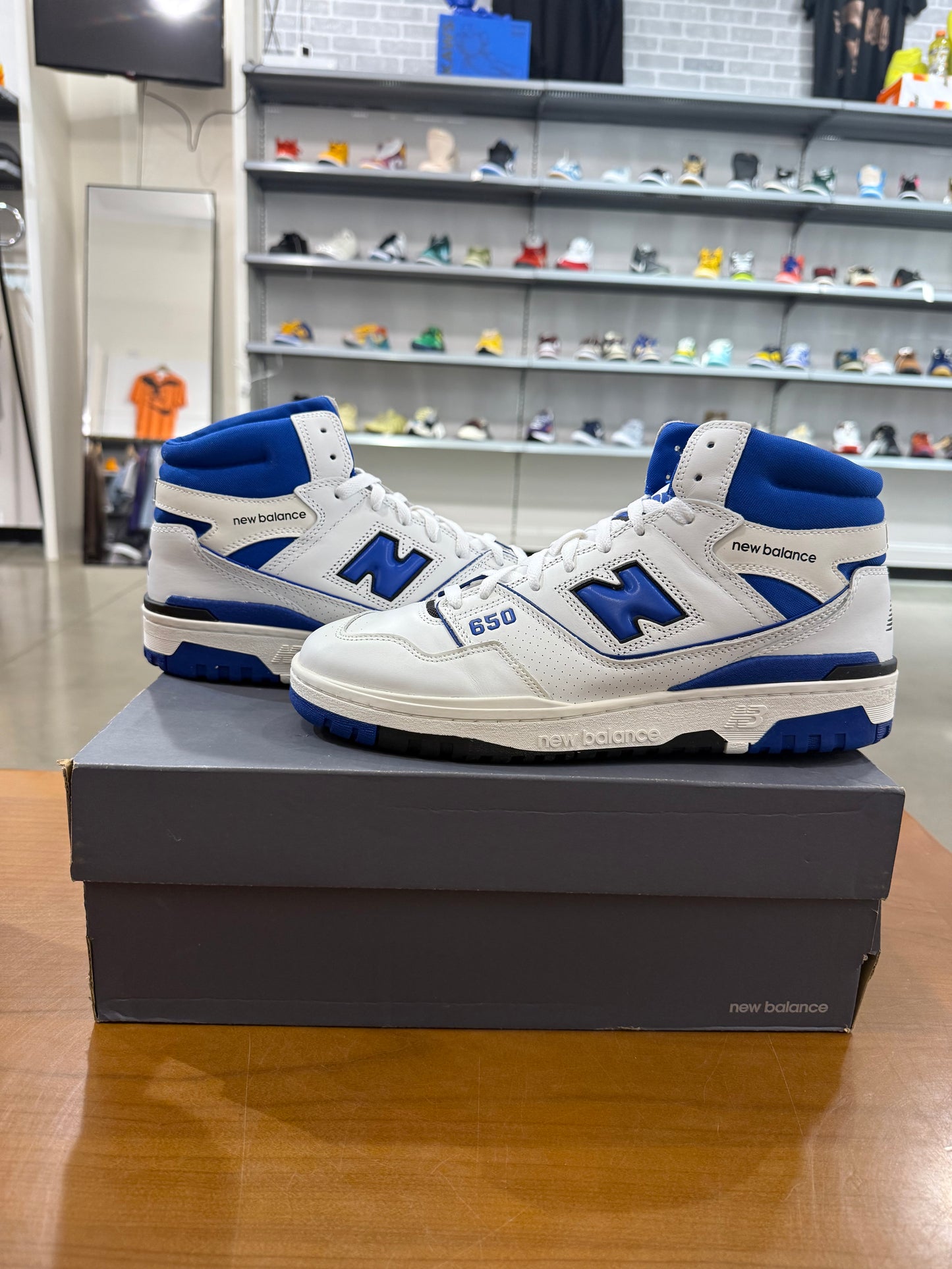 New Balance 650R White Royal Blue