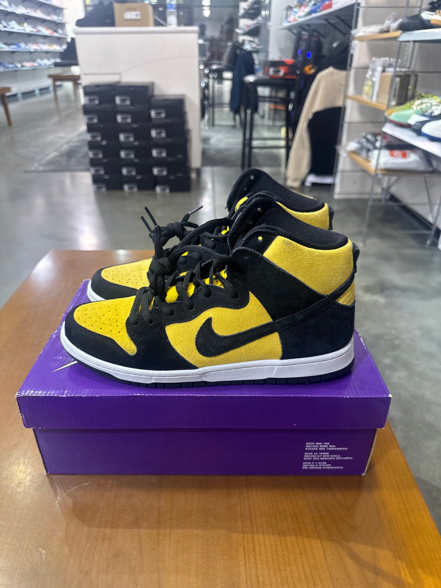 PO Nike Dunk High Reverse Goldenrod
