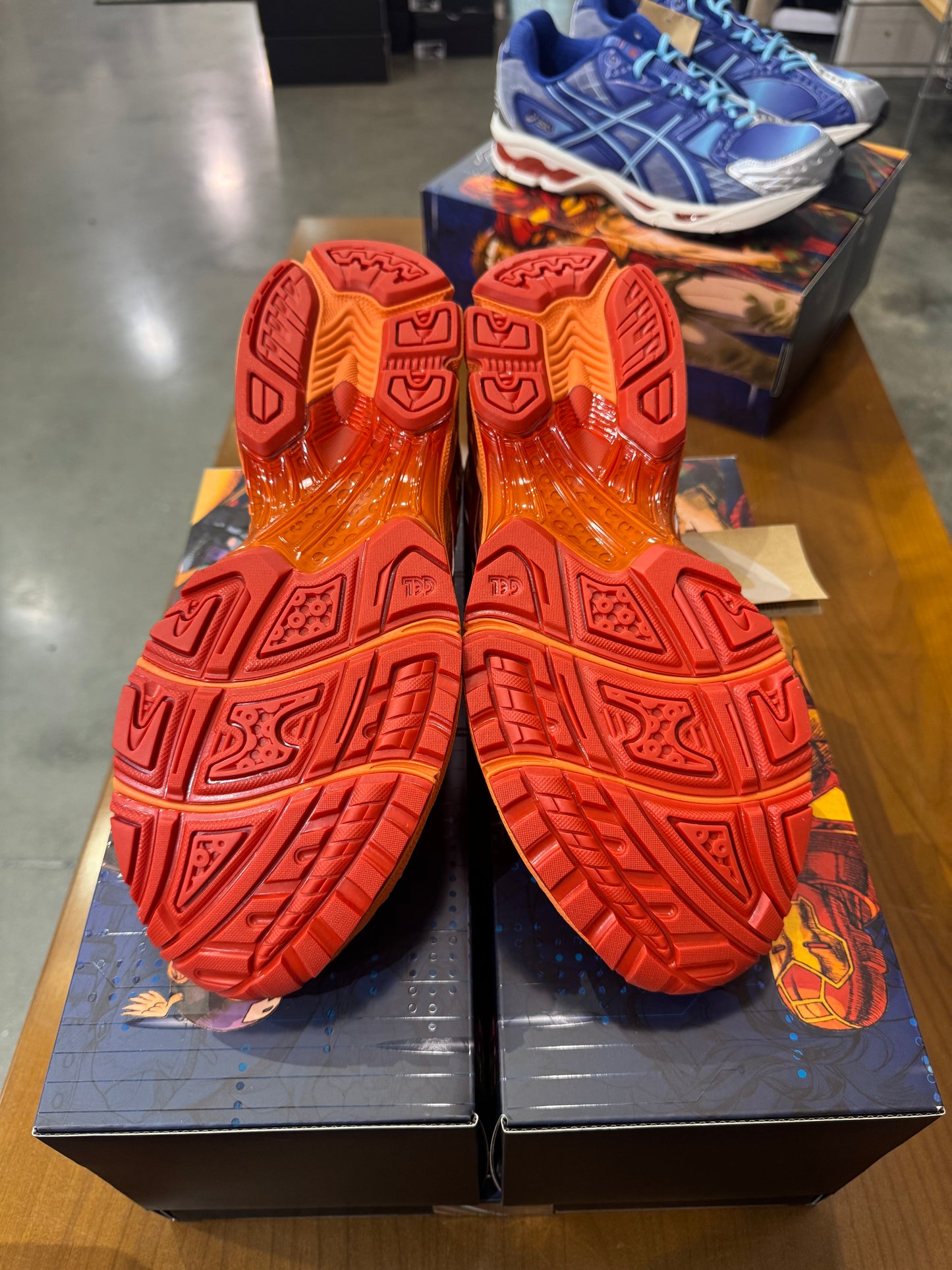 Kith Asics Gel Nimbus 11.1 Iron Man Vs Mega Man  Double Box