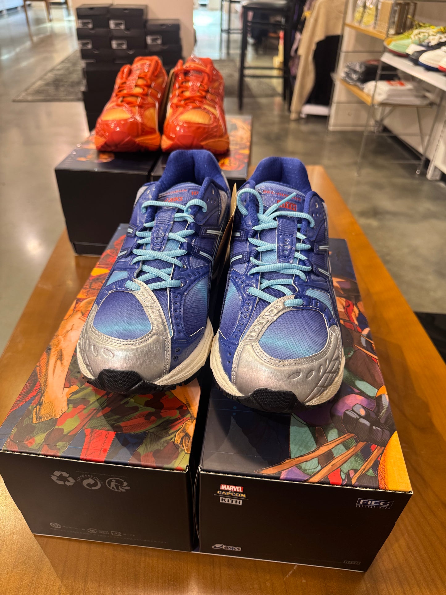 Kith Asics Gel Nimbus 11.1 Iron Man Vs Mega Man  Double Box