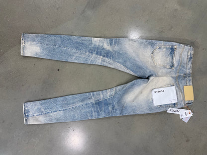 PO Purple P001 Jeans Cyanine Jewel Embellished