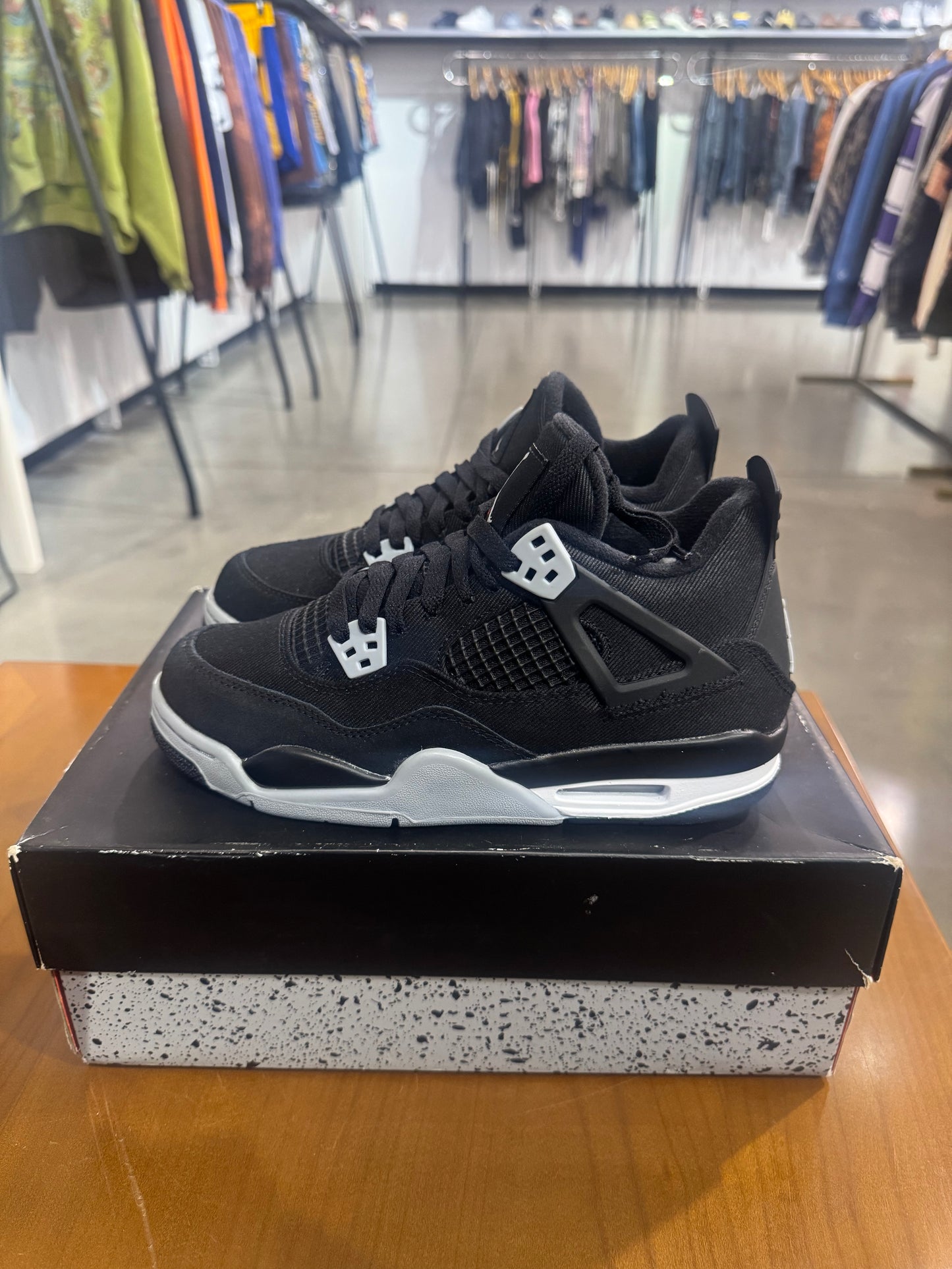 Air Jordan 4 Black Canvas