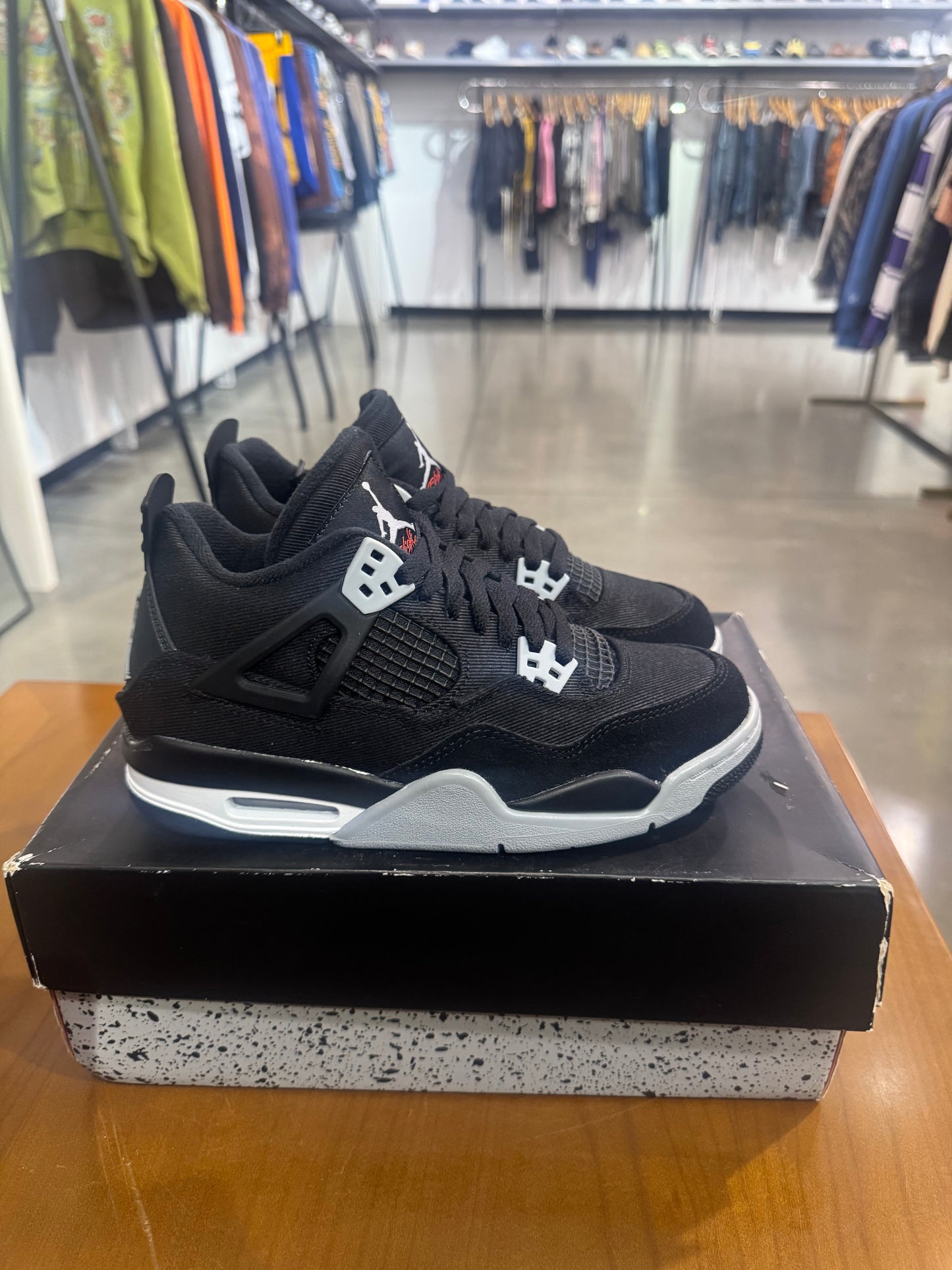 Air Jordan 4 Black Canvas