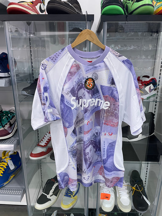 Supreme Pounds Soccer Jersey White