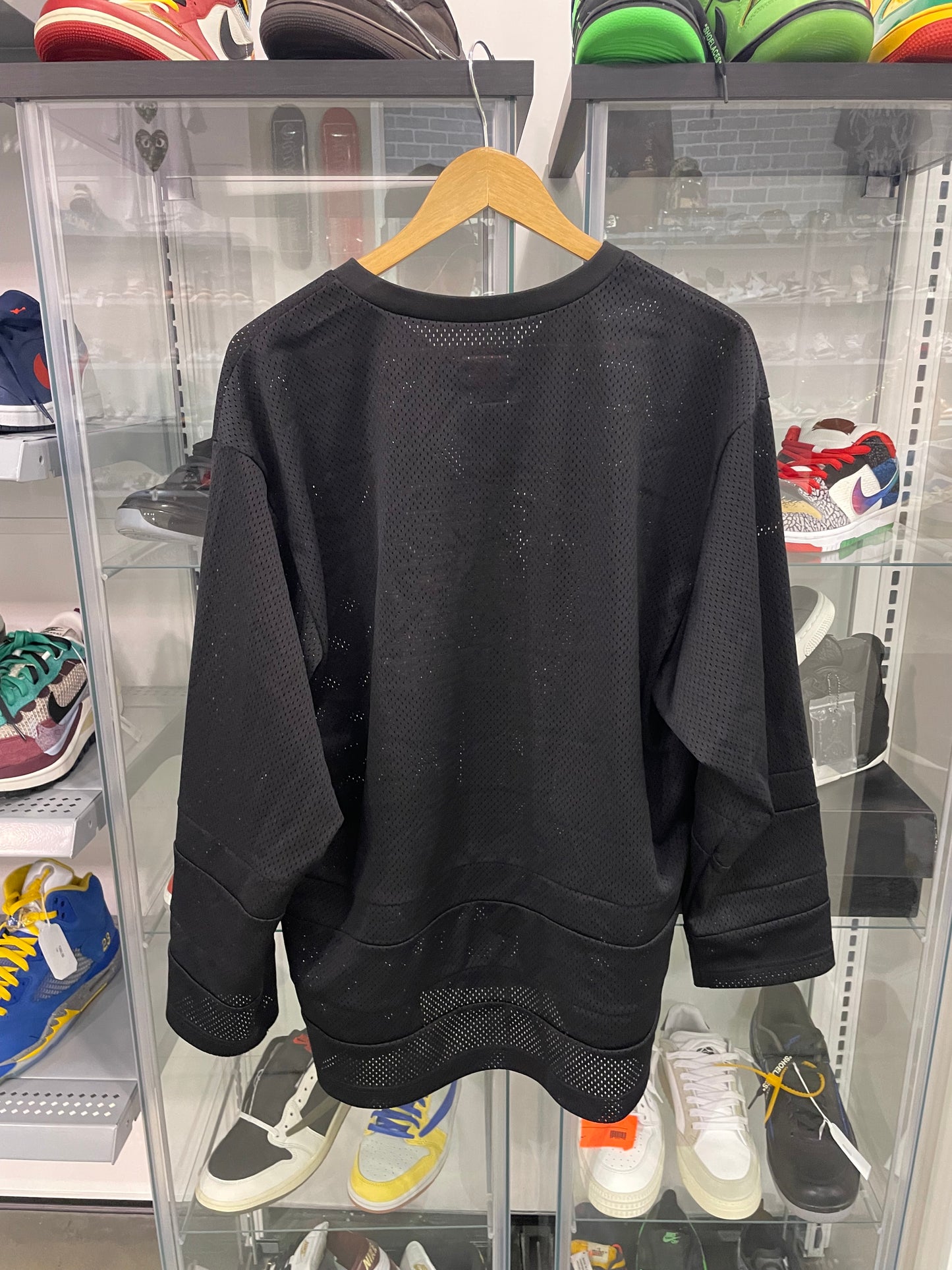 Preowned Supreme Marithe Francois Girbaud Hockey Jersey Black