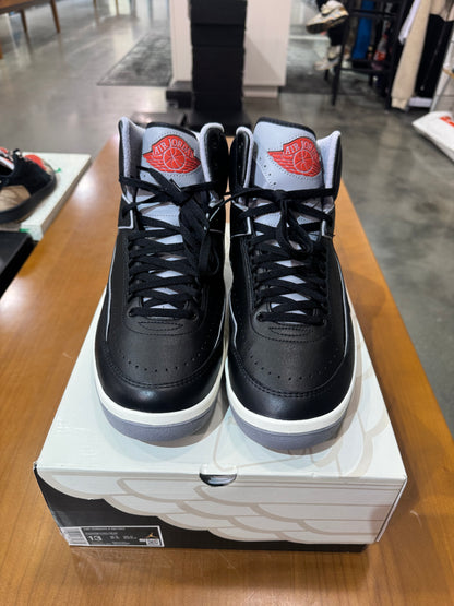 Preowned Air Jordan 2 Black Cement