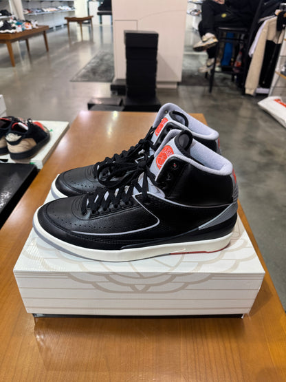 Preowned Air Jordan 2 Black Cement