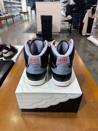 Preowned Air Jordan 2 Black Cement