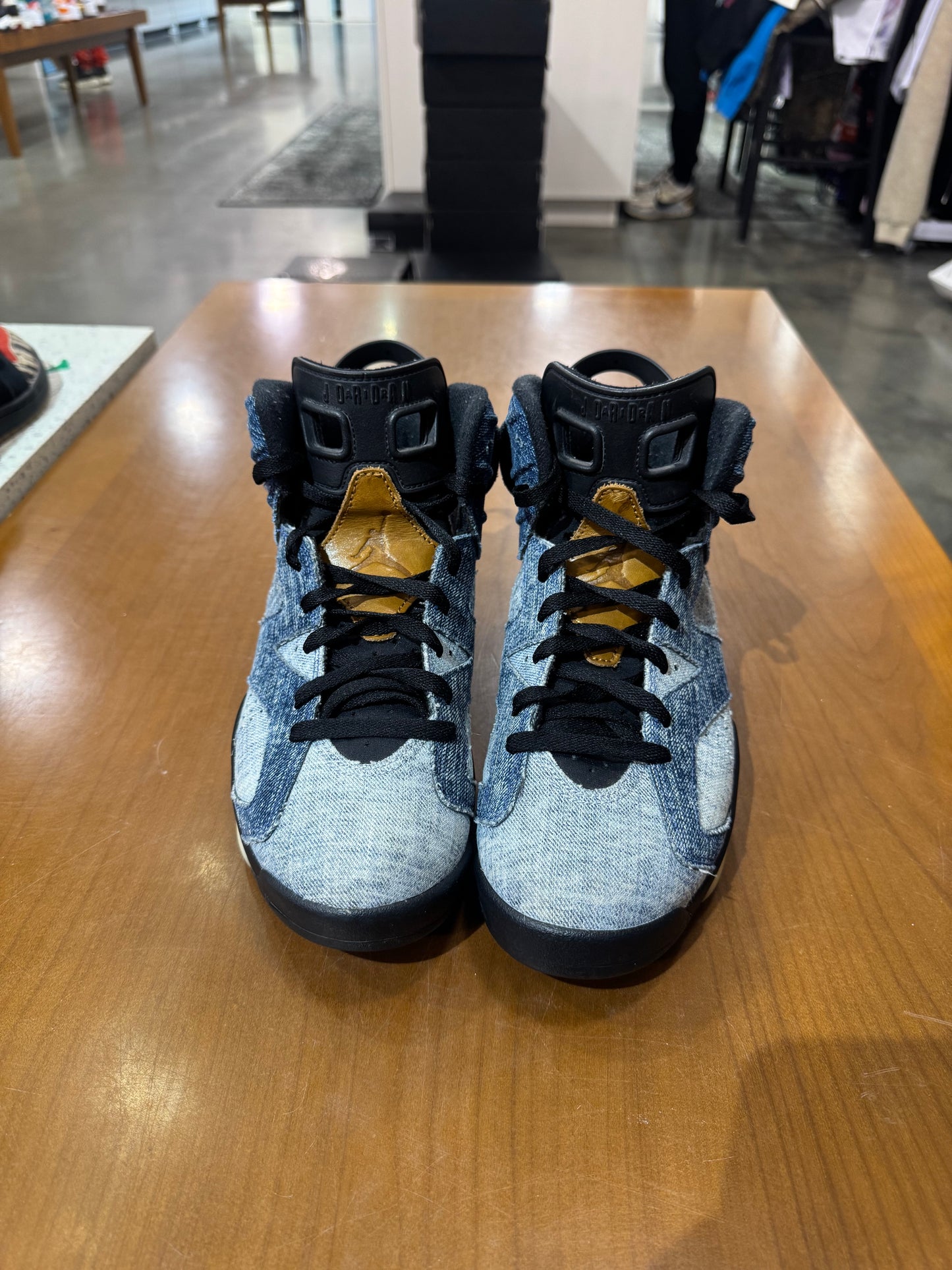 Preowned Air Jordan 6 Washed Denim