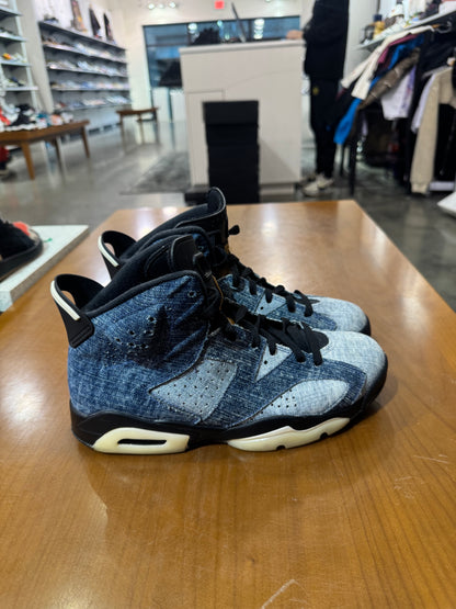 Preowned Air Jordan 6 Washed Denim
