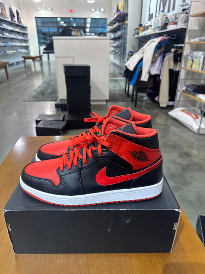 Preowned Air Jordan 1 Mid Alternate Bred