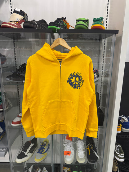 Denim Tears Denim University Zip Hoodie Yellow