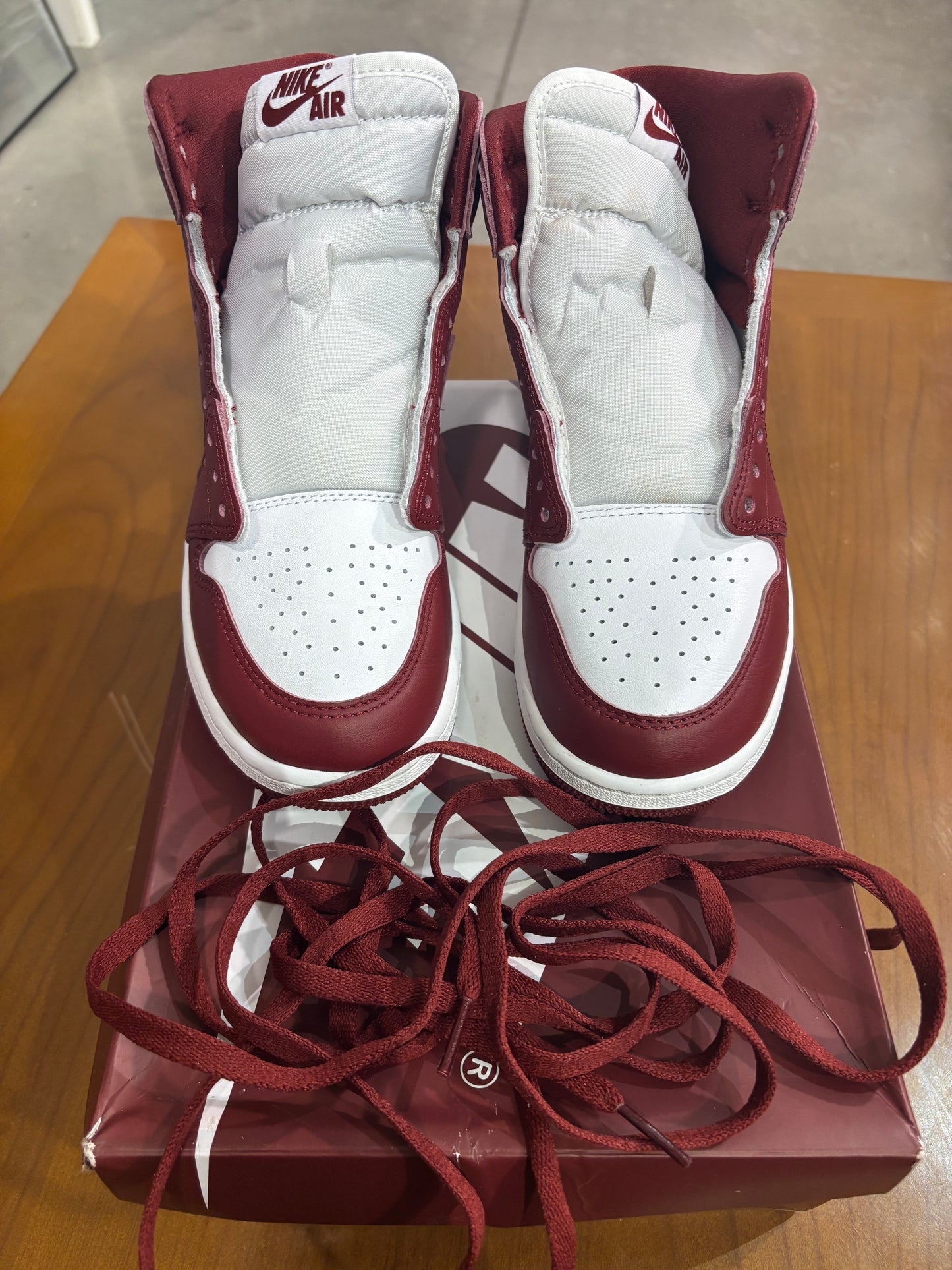 Preowned Air Jordan 1 Team Red