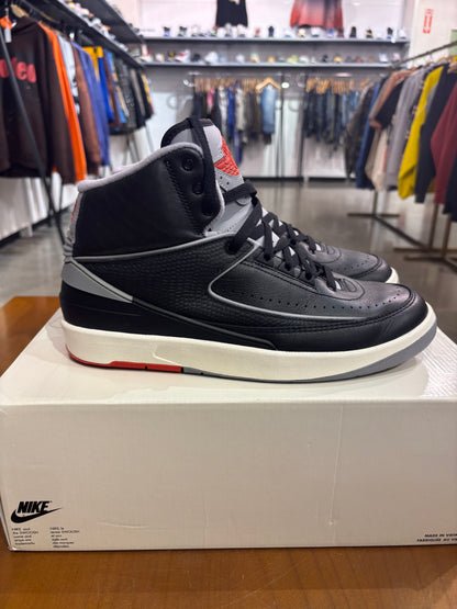 Preowned Air Jordan 2 Black Cement