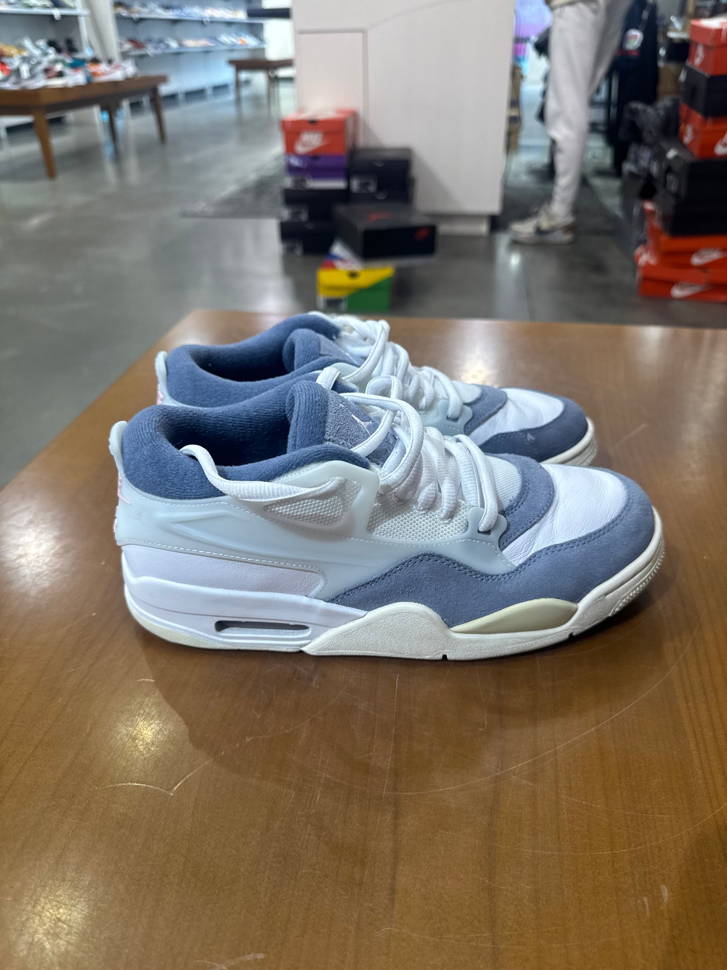 Preowned Air Jordan 4 RM Diffused Blue Ashen Slate