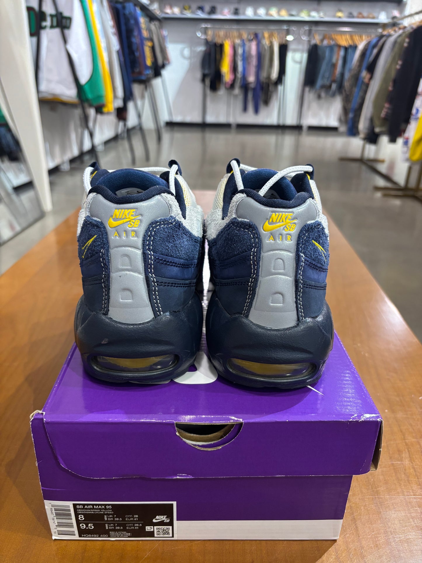 Preowned Air Max 95 Eric Koston Obsidian Speed Yellow