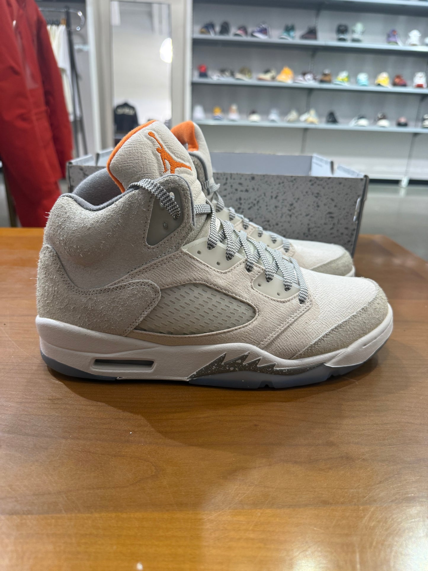 Preowned Air Jordan 5 SE Craft Light Orewood Brown