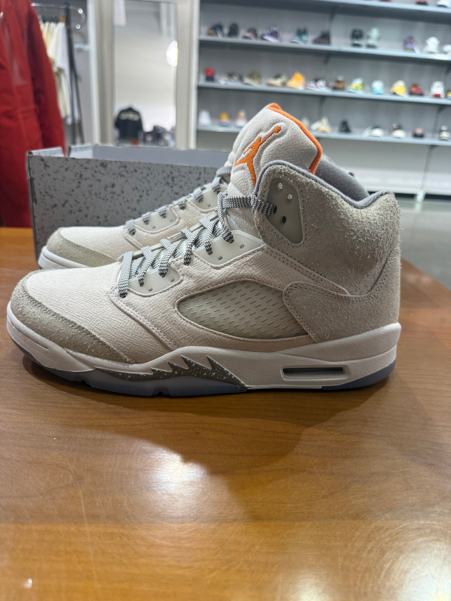 Preowned Air Jordan 5 SE Craft Light Orewood Brown