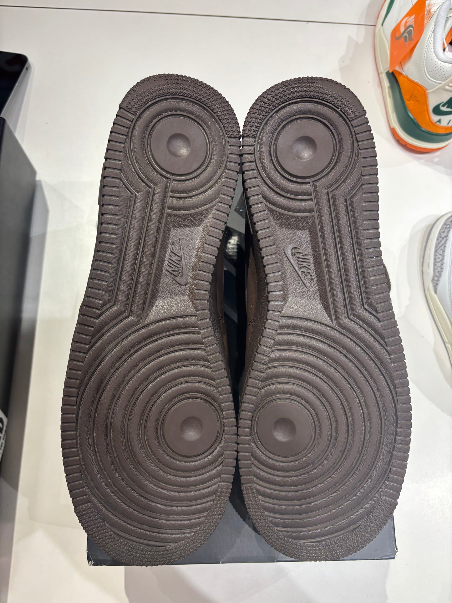 Preowned Supreme Air Force 1 Baroque Brown