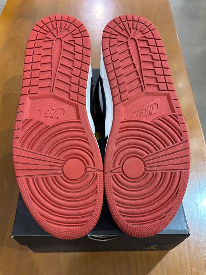 Preowned Air Jordan 1 Mid Gym Red Black Toe