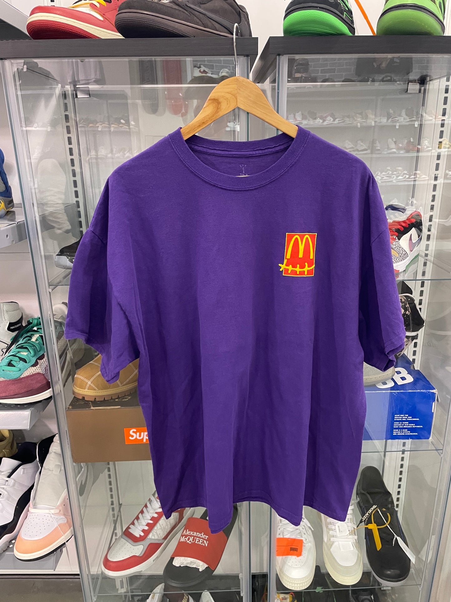 Travis Scott x Mcdonalds Action Figure Series II T-Shirt Purple