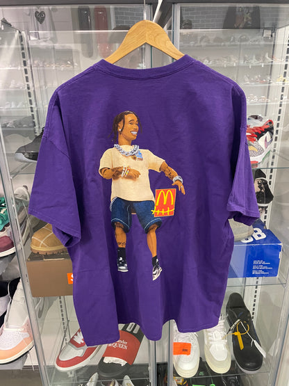 Travis Scott x Mcdonalds Action Figure Series II T-Shirt Purple