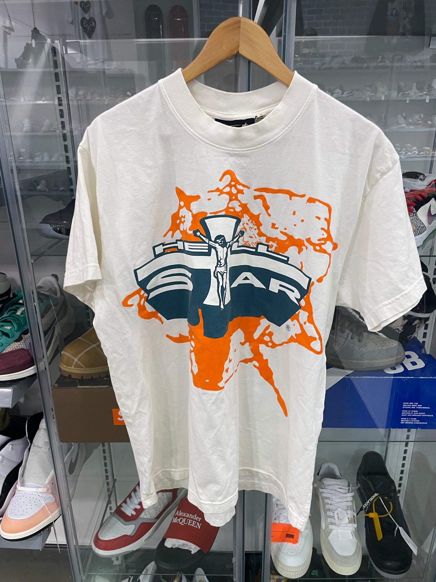 Preowned Hellstar Jesus T-Shirt White