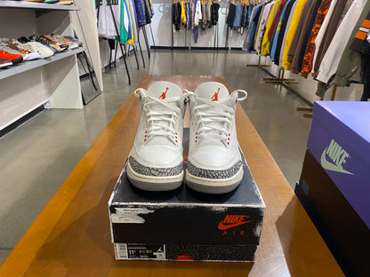Preowned Air Jordan 3 White Cement Reimagined