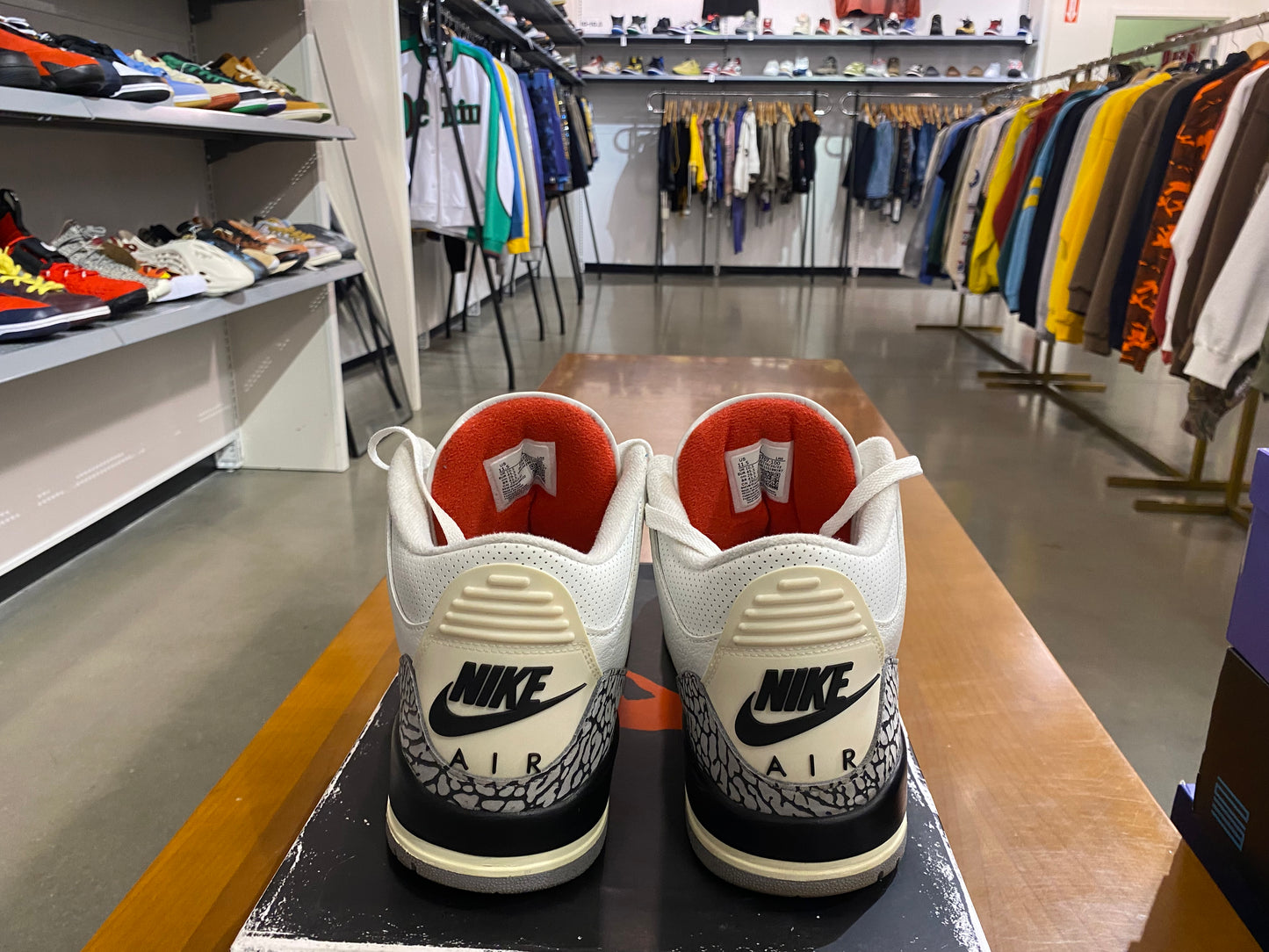 Preowned Air Jordan 3 White Cement Reimagined