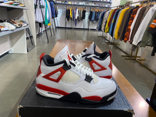Preowned Air Jordan 4 Red Cement