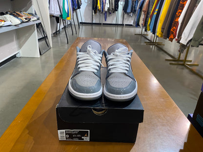 Preowned Air Jordan 1 Low Medium Cool Grey White