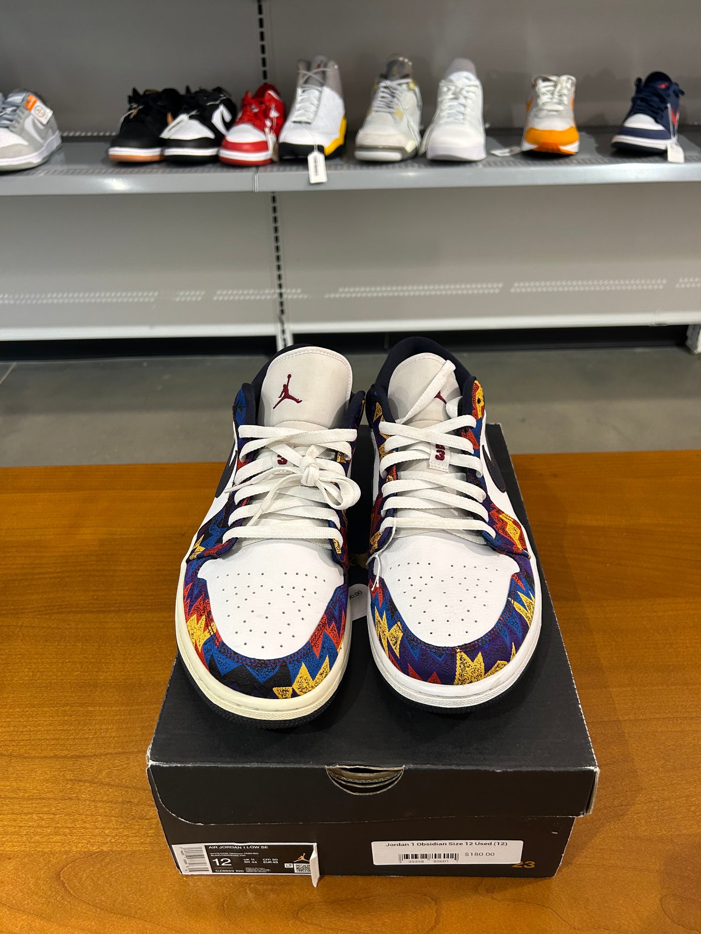 Preowned Air Jordan 1 Low Nothing But Net