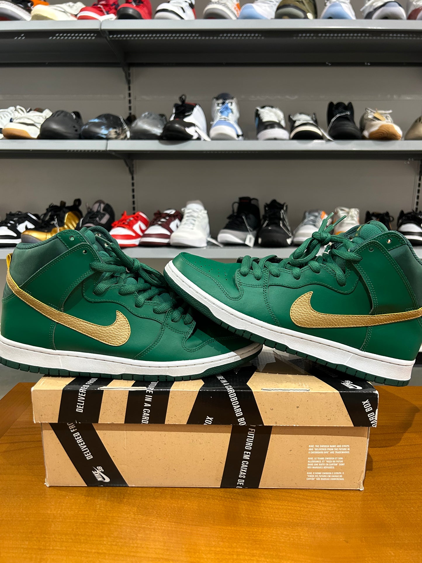 Preowned Nike Dunk High St Patrick's Day