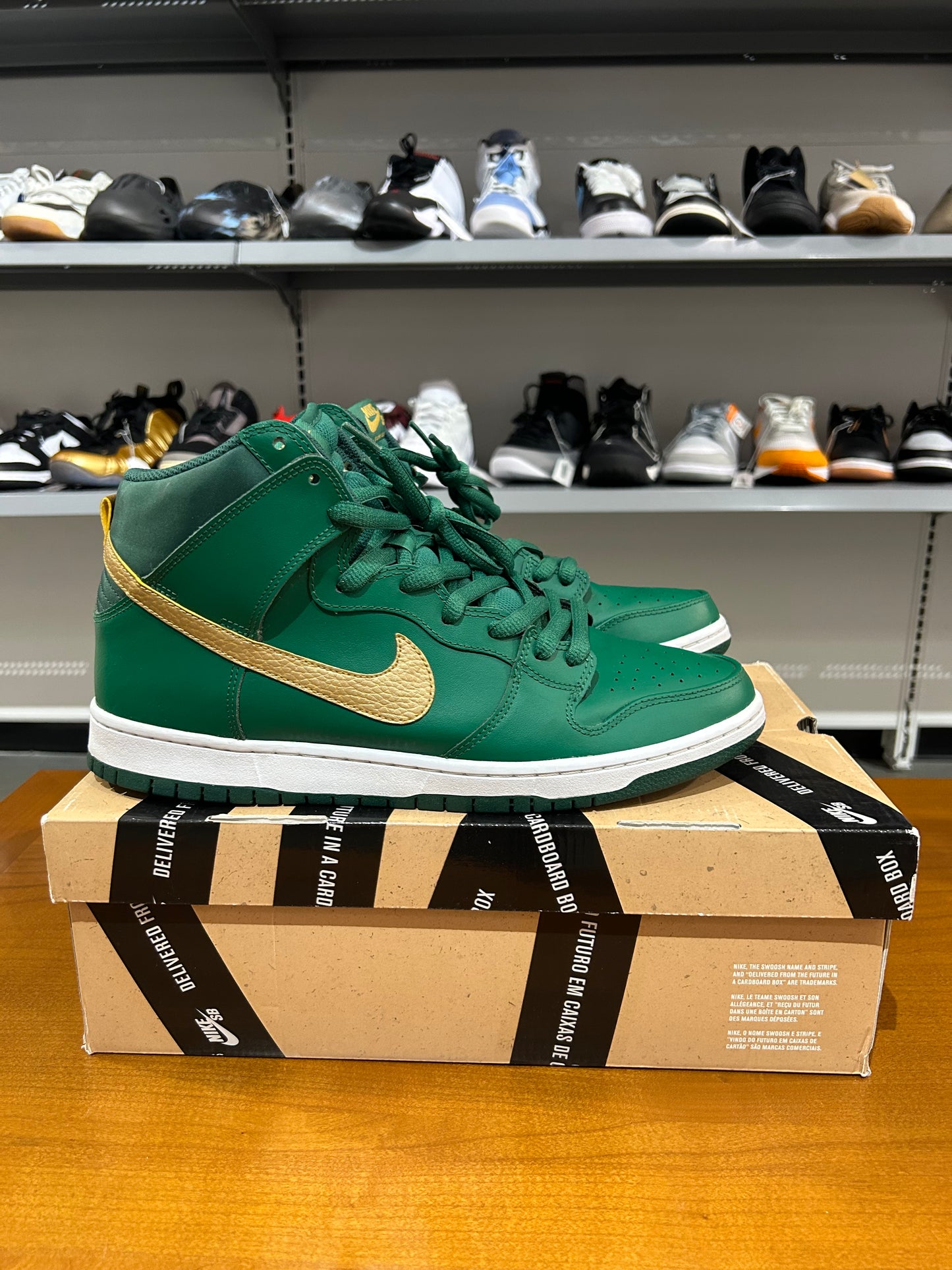 Preowned Nike Dunk High St Patrick's Day