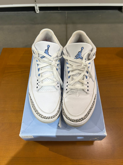 Preowned Air Jordan 3 UNC