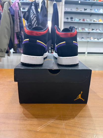 Preowned Air Jordan 1 Mid Lakers Top 3