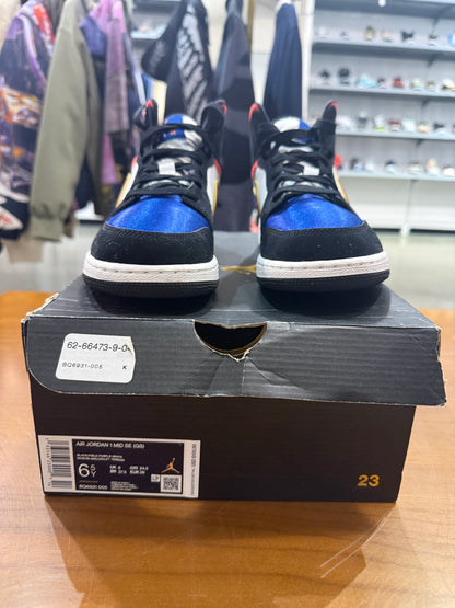 Preowned Air Jordan 1 Mid Lakers Top 3